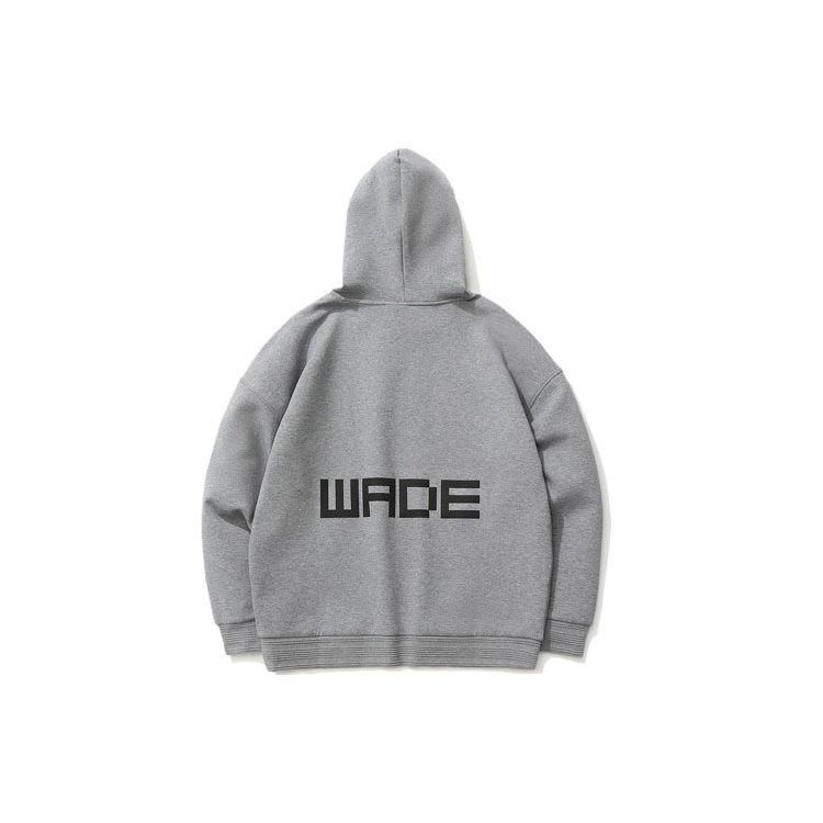 Li Ning Wade Series Casual Loose Pullover Hoodie Men Hoodies Gray AWDR111-1