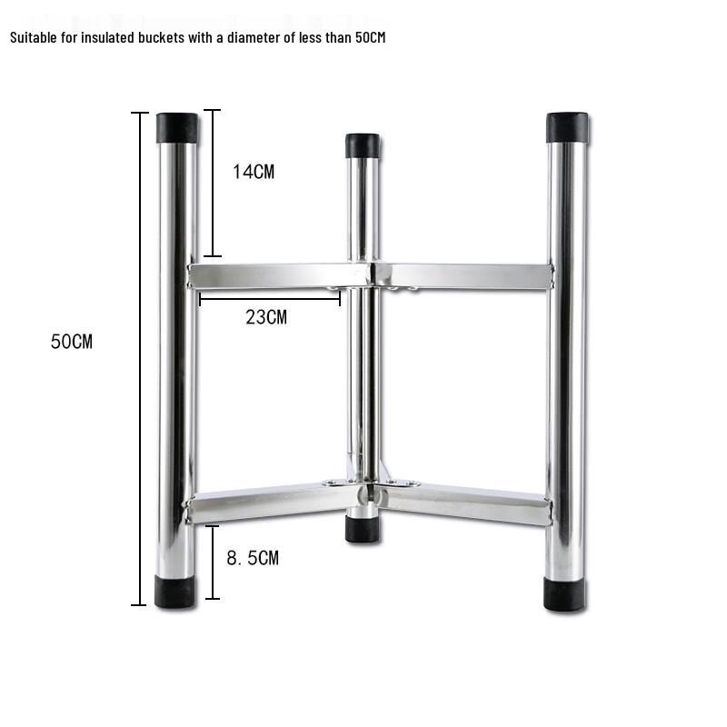 Jun Ding Ying 304 Stainless Steel Kitchen Bucket Rack