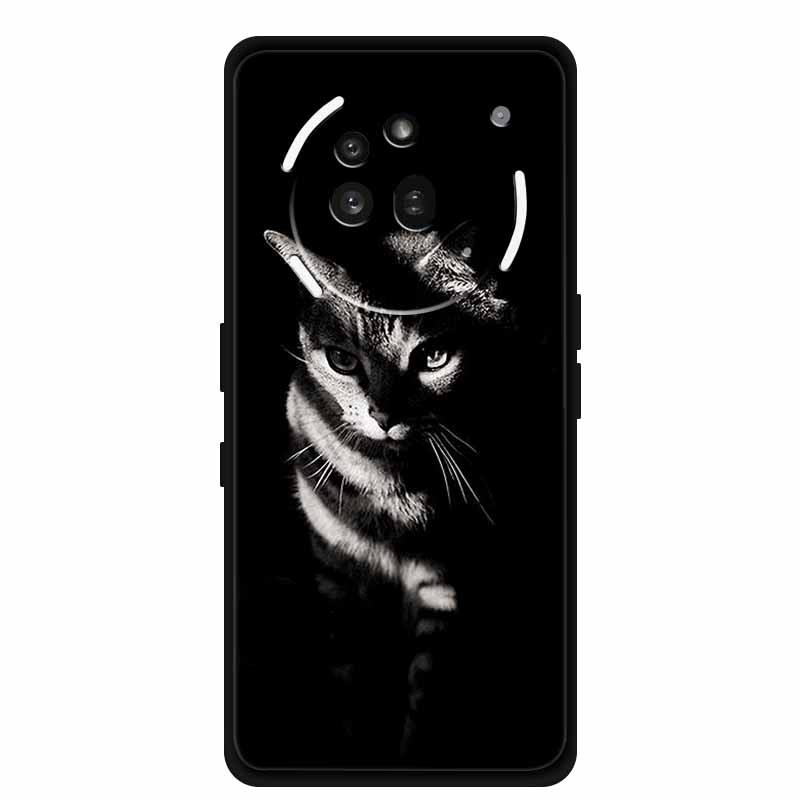 Чехол для Nothing Phone 3A Pro 3 A Pro Черный Силиконовый Мягкий Задний Чехол для Nothing Phone 3A Pro Чехол для Телефона 3APro Funda Оболочка