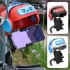 Motorcycle Rearview Mirror Phone Holder Universal Electric Bicycle Small Helmet Sunscreen Rainproof Navigation Phone Bracket
