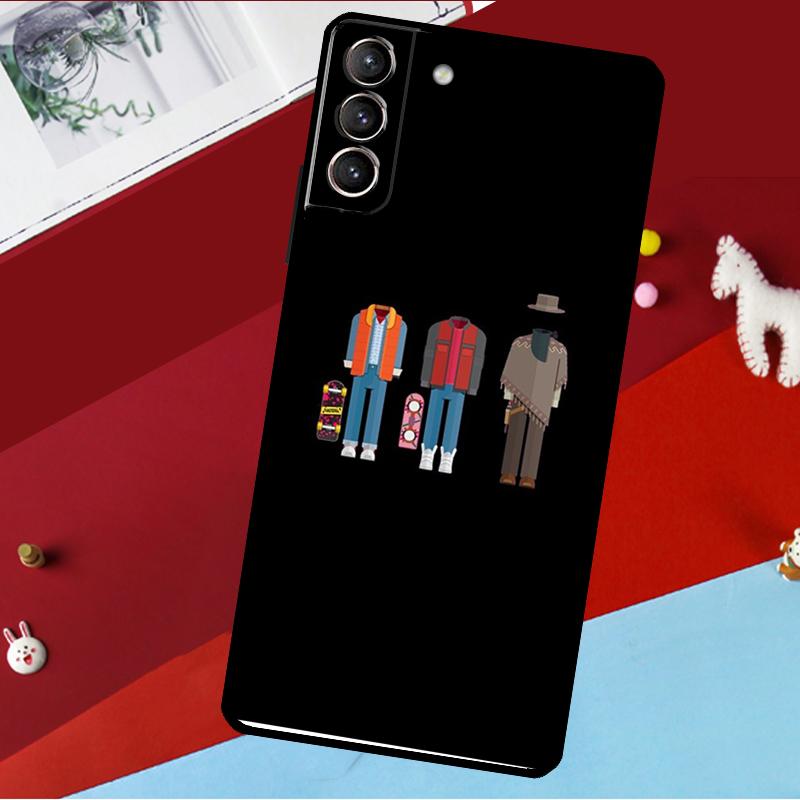 Назад в будущее Чехол для Samsung Galaxy S25 S24 S21 S22 S20 Ultra S9 S10 Plus S23 FE S24 FE Чехол для телефона