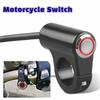 Self-locking Motorcycle Handlebar Switch Aluminum Zinc Zinc Alloy ON/OFF Light Push Button  Motorcycle Tuning