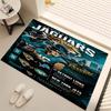 1pc Jacksonville Jaguars Logo Print Area Rug - Soft, Washable Non-Slip Indoor Mat, Living Room, Home Office Decorative Rug,Office Decorative