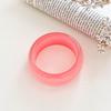 Glitter Chunky Bangles Bright Color Resin Bracelets Elegant Lady's Bracelet  Gifts