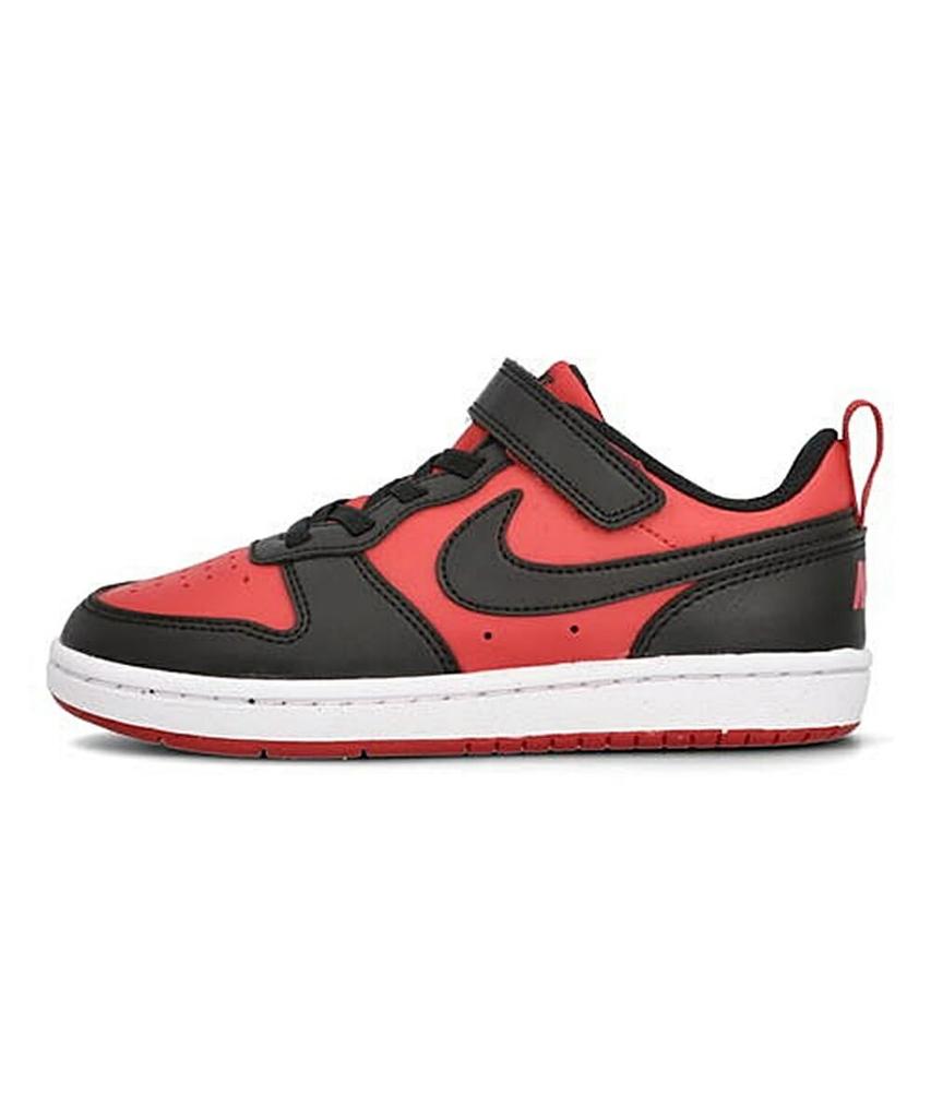 Кроссовки Court Borough Low Recraft PS Повседневная Школьная Обувь DV5457 Университет [Nike] Мальчишеская Детская Низкие Красный/Черный/Белый 21.0см