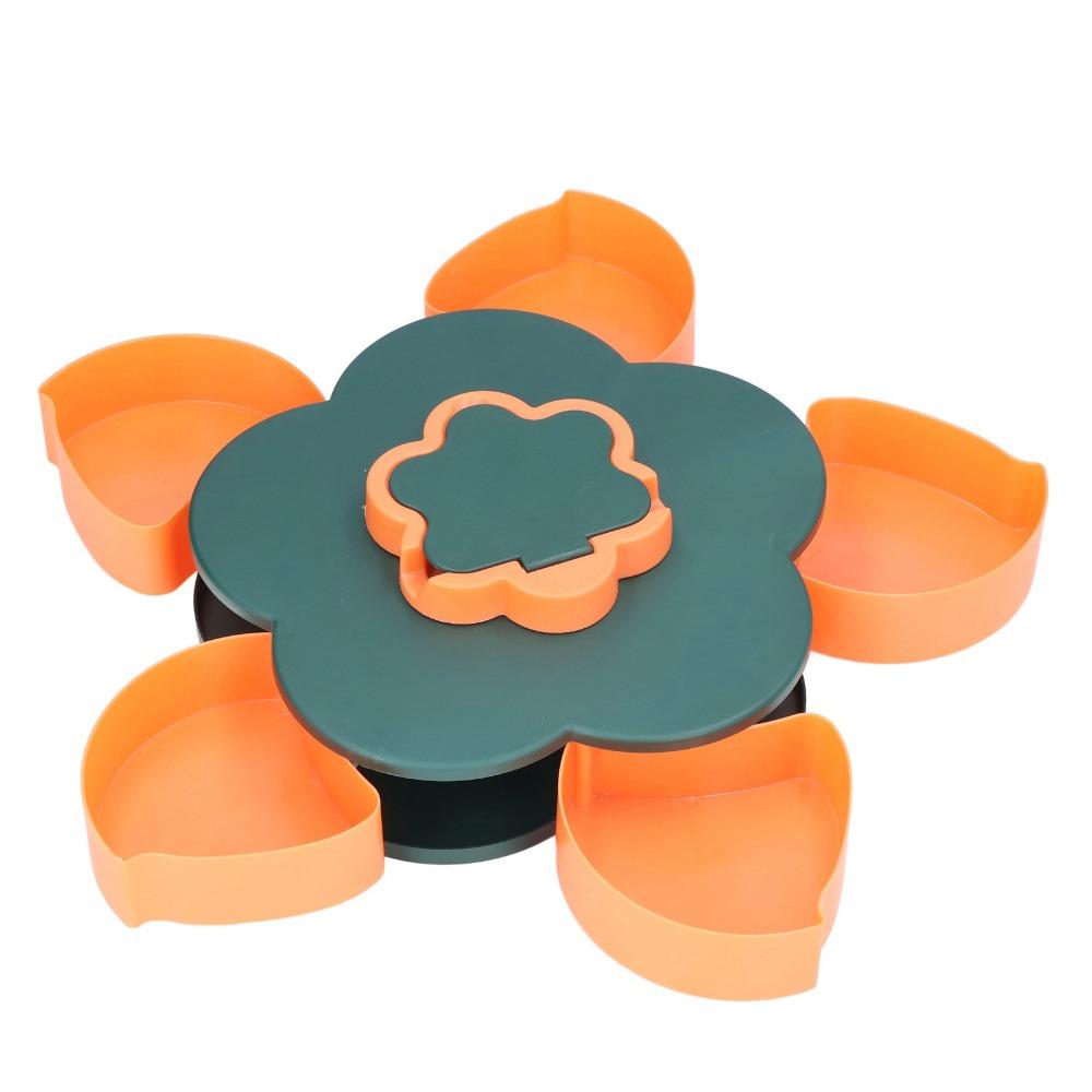 Double Layer Candy Tray Multi-layer Nut Plate Easy Access Storage Organizer Commercial Use