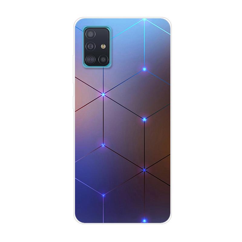 Для чехла Samsung Galaxy A71 A51 M31 Чехол M31S Мягкий силиконовый задний чехол для Samsung A71 M31S Чехол A 51 Ударопрочный чехол M31 Чехол