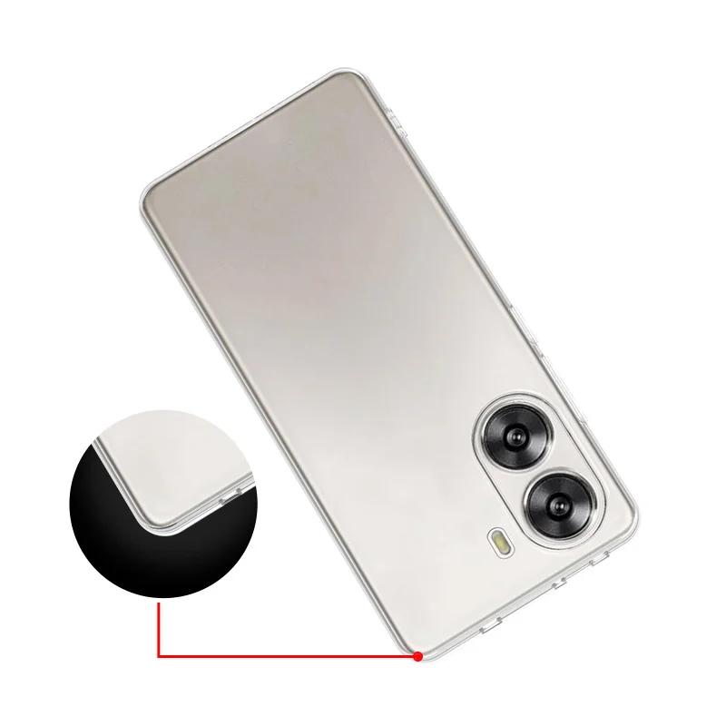 Для Xiaomi POCO X7 Pro X7Pro M7 Pro ультратонкие прозрачные мягкие чехлы для телефонов TPU для Redmi Turbo 4 прозрачный силиконовый чехол-накладка