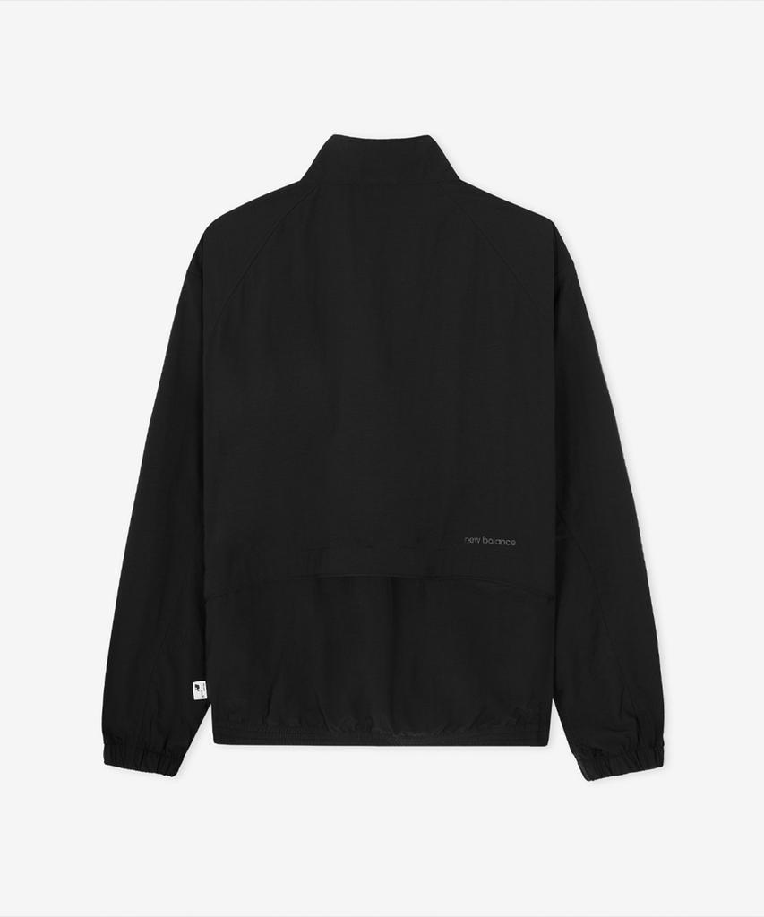 New Balance Nbnag31803 / Унисекс Базовая Теплая Куртка-Разминка с Воротником-Стойкой (черный)
