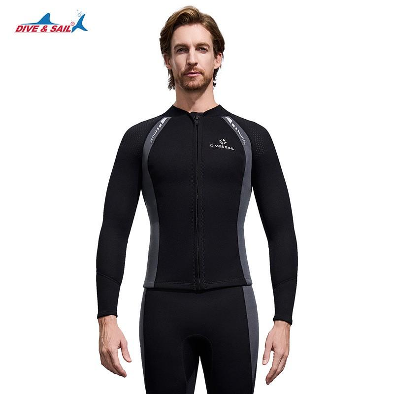 3mm Neoprene Wetsuit Top Scuba Diving Snorkeling Freediving Surfing Sailing Summer Winter Use Unisex