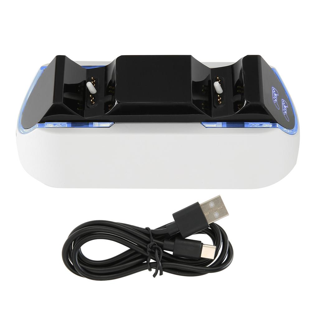 Charging Station for PS5 Controller Controller Docking Station with Fast Charging AC Adapter