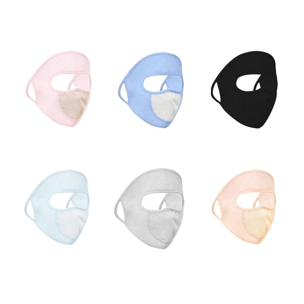 Silk Sunscreen Veil Mesh Driving Face Cover Womne Face Mask Summer Sunscreen Mask Face Gini Mask