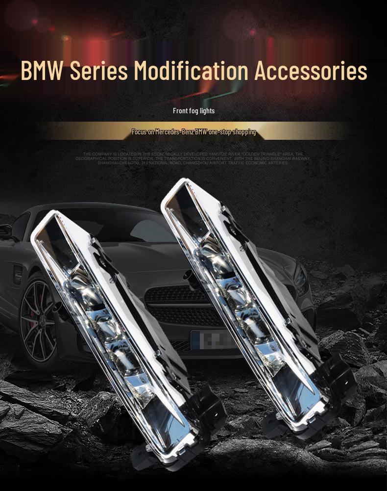 BMW 5 Series G38 Front Fog & Daytime Running Light Combo