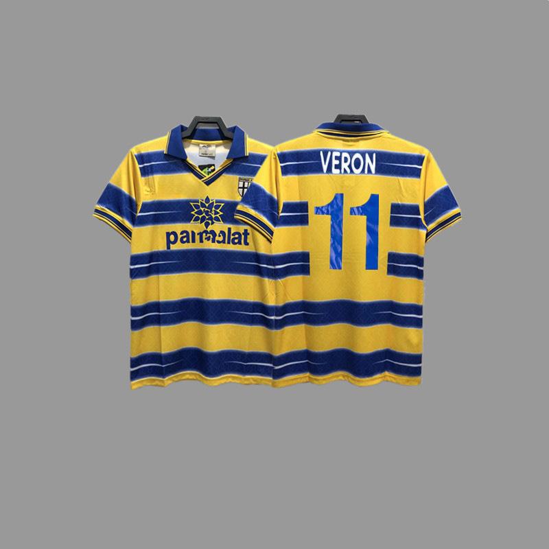 Parma retro jersey football jersey classic nostalgic Zola Cannavaro Buffon Gilardino jersey