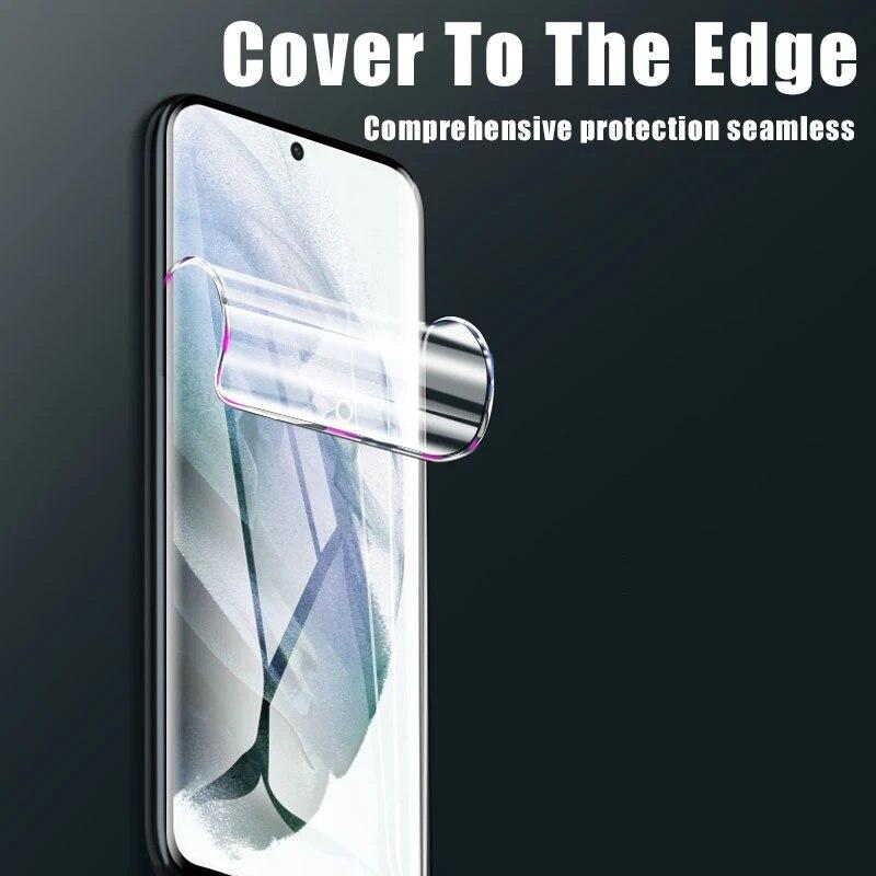 4Pcs Hydrogel Film For Samsung Galaxy S20 S21 FE S22 S23 Plus Ultra S10 S8 S9 Screen Protector Samsung Note 9 10 20 Full Cover