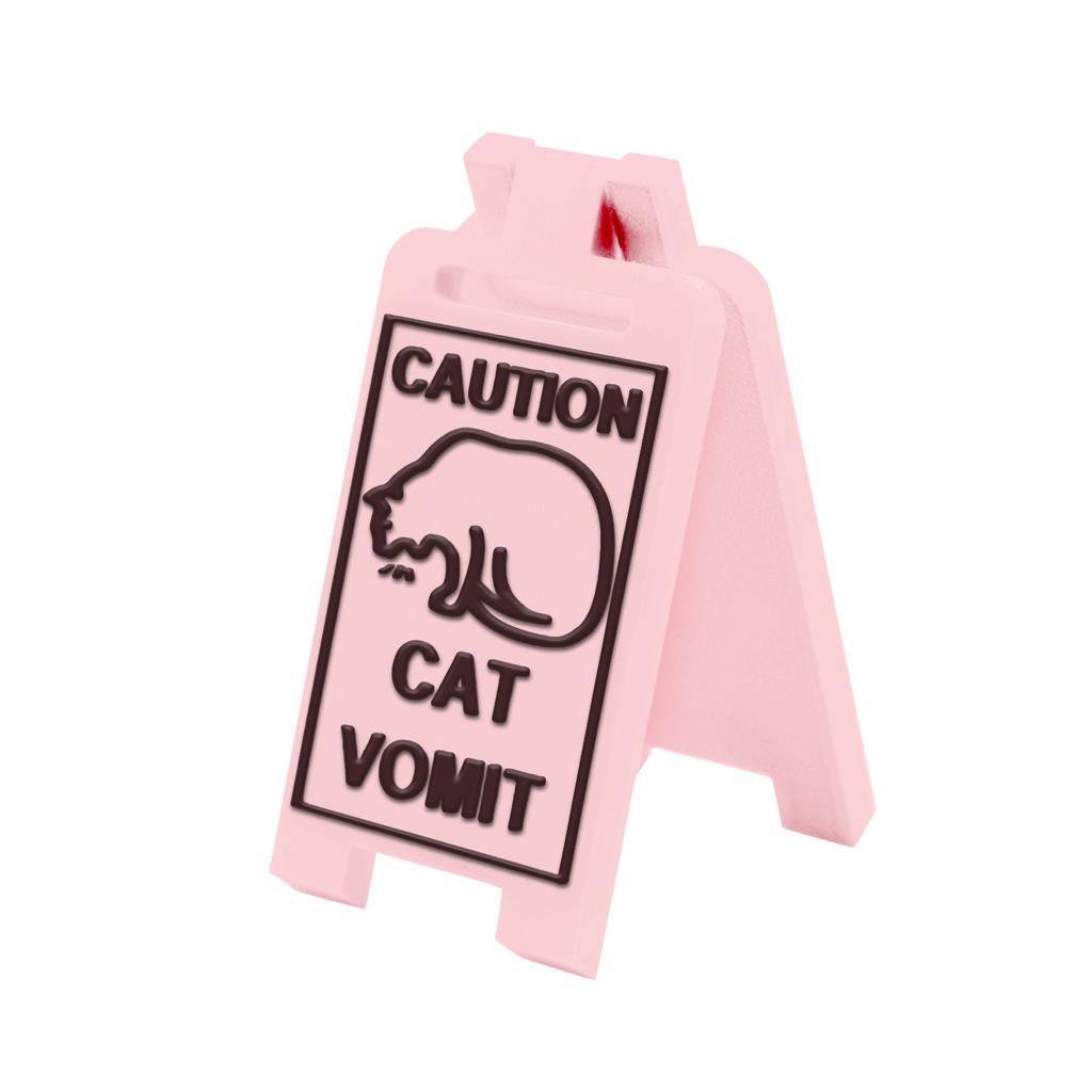 Cat Vomit Sign,Cat Sign Decoration,Cat Decor Funny Gag Gifts,Funny Cat Signs Decor,Best Cat Gifts For Cat Lovers And Cat Decorations