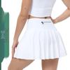 Pleated Anti-Exposure Sports Skirt for Running, Yoga, Golf & Tennis