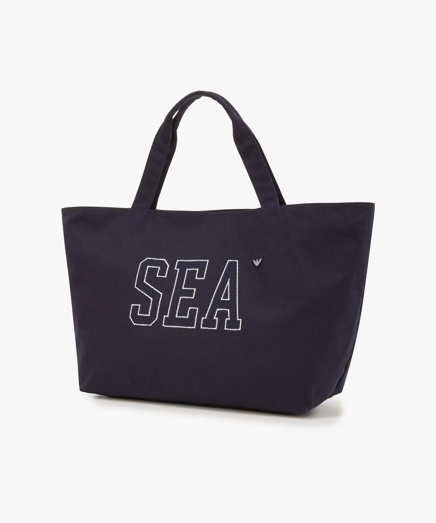 Emporio Armani Underwear Men'S Canvas Beach Shopper Bag_Blue 0816124002