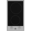Стеклокерамическая варочная панель BEKO HDCC32200X - 2 конфорки - Сенсорное управление - Модульная зона - Черный