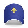 Классическая бейсболка Fleur De Lis для мужчин и женщин, персонализированная регулируемая унисекс, шляпа для папы с цветком французской лилии, уличная кепка