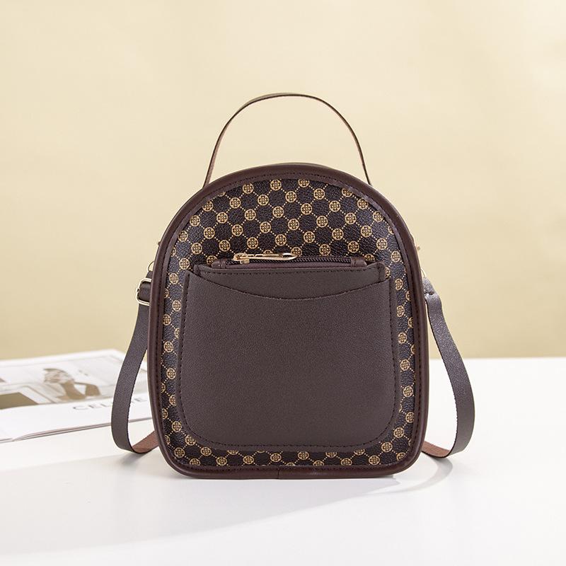 Women's Bag, New Trendy Printing, Portable Backpack, Casual and Simple Mobile Phone Small Schoolbag, One Generation