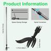 Weeding Head Replacement Manual Weed Remover Plastic Claw Weeder Root Remover Hand Tool For Outdoor Stand Up Weed Puller Tool