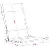 2 piece high back cushion set GEMERT 2 pcs 100percent  polyester