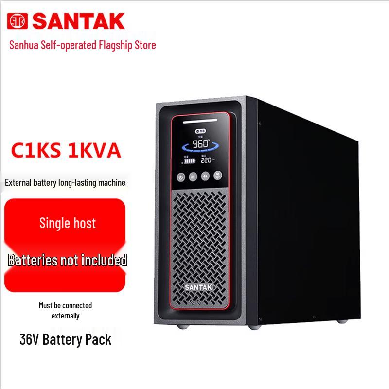 SANTAK C1KS 1 кВА Онлайн ИБП (Хост внешней батареи) Китайская вилка (адаптер в комплекте)