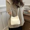 Летняя сумка женская новая модная сумка через плечо корейская высококачественная простая сумка-ведро для женщин