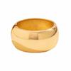 Vintage Exaggerated Punk Bangle Smooth Metal Geometric Bangle Daily Metal Bracelet  Party Jewelry