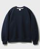 Свитшот JEMUT Oversized из 100% хлопка, 9 видов, темно-синий, Kjmt2463