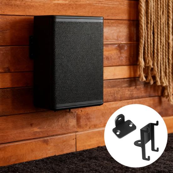 Настенный кронштейн для Bose Virtually Invisible 300 Металлический кронштейн для беспроводного объемного звука Надежная Быстрая установка Держатель для монитора