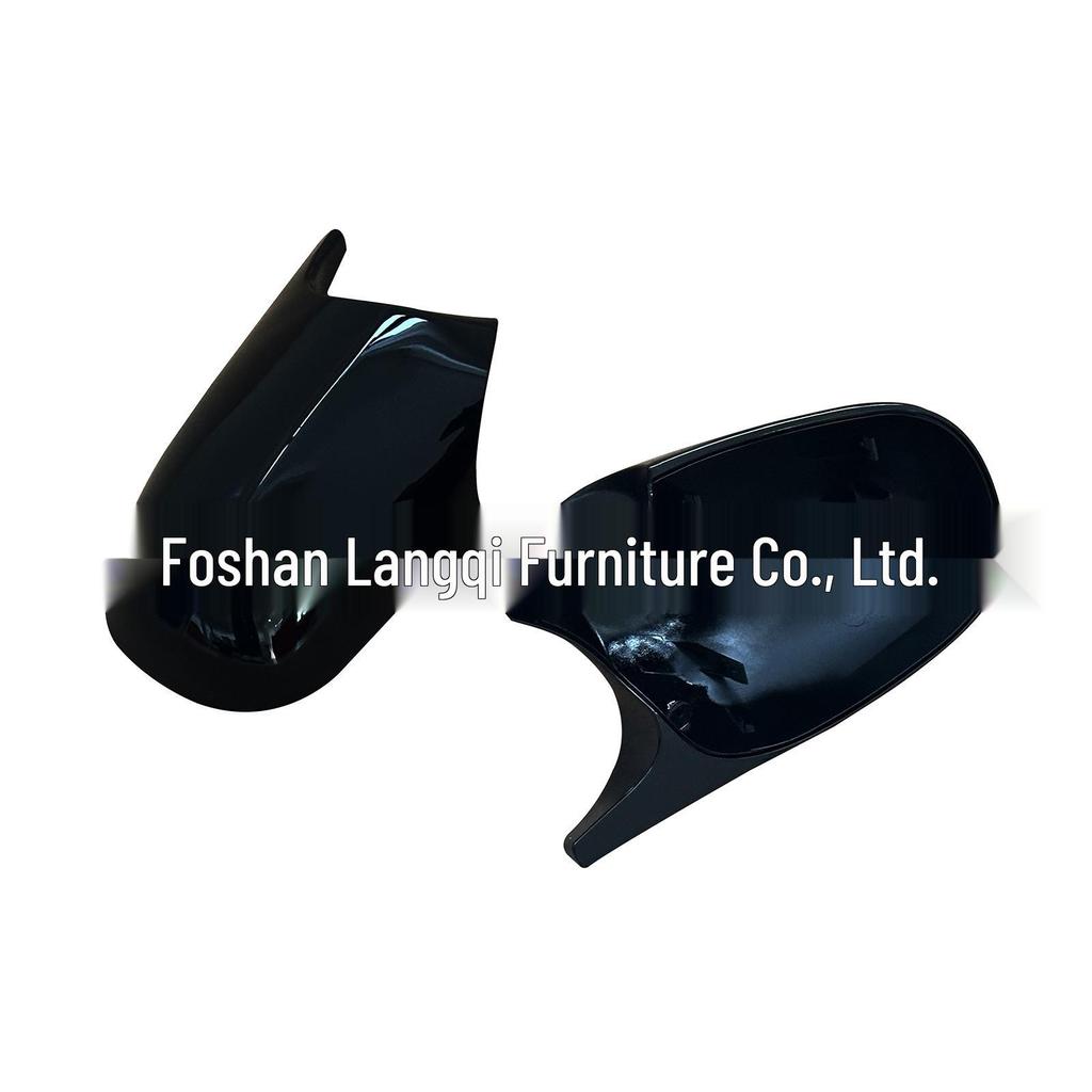 Gloss Black Bull Horn Rearview Mirror Covers for BMW 1 & 3 Series (E81/E87/E90/E91/E92/E93)