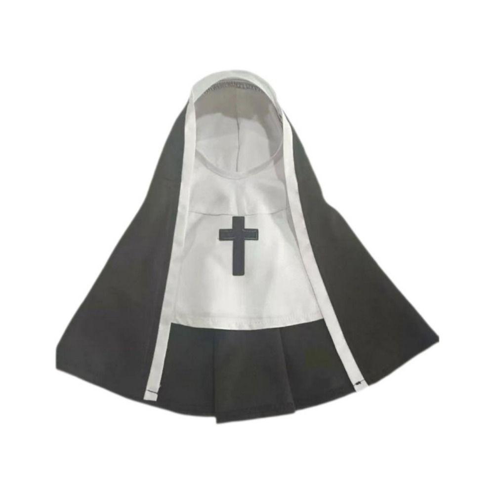 Cat Puppy Pet Cat Halloween Costumes Soft Cat Cosplay Costume Sets Pet Nun Cloak Ghost Festival