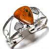 Sonora Sunrise Gemstone 925 Посеребренный браслет-манжета ручной работы