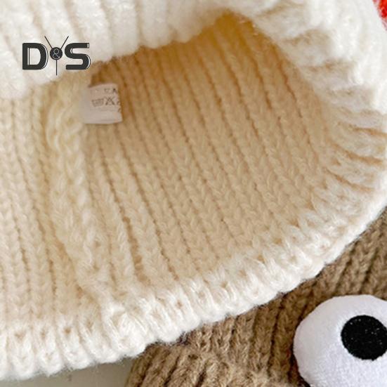 Мультяшная шерстяная шапка с выдвижными щупальцами, теплая вязаная шапочка для детей, реквизит для фотосъемки, головной убор для катания на лыжах, походов, термошапка для взрослых и подростков