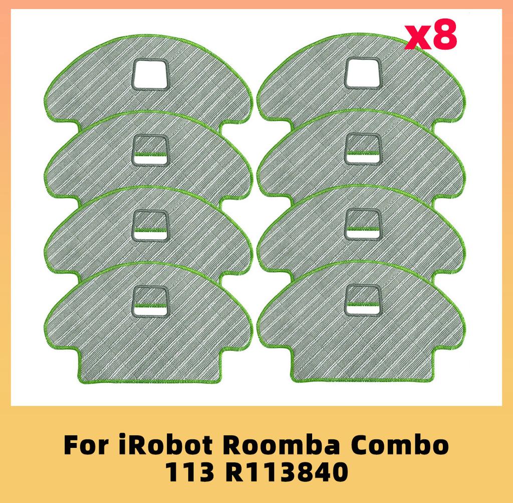 Запасные части для робота-пылесоса iRobot Roomba Combo R113840, сменная основная щетка, боковая щетка, фильтр Hepa, салфетки для швабры