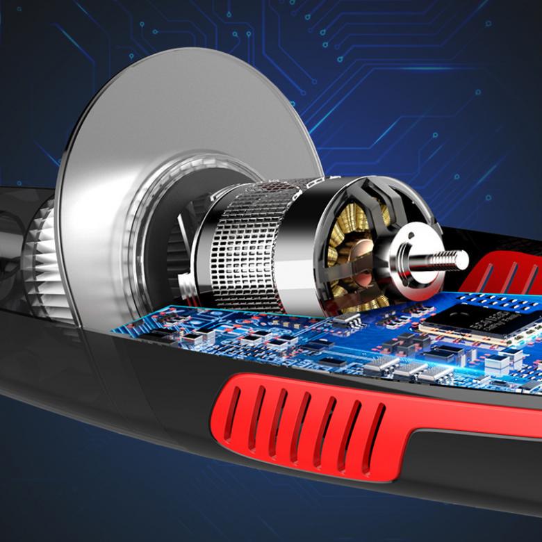 12V 120W Portable Handheld Car Dry Wet Dual-use Vacuum Cleaner with Washable HEPA Filter LED Light