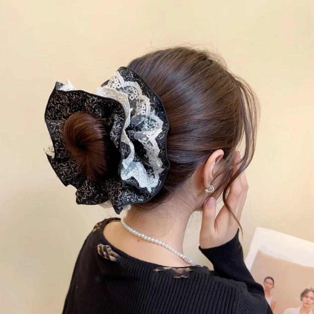 Двухслойные женские резинки для волос большого размера, большие веревки для волос, аксессуары для волос