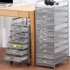 Homeglen Metal Rolling File Cart