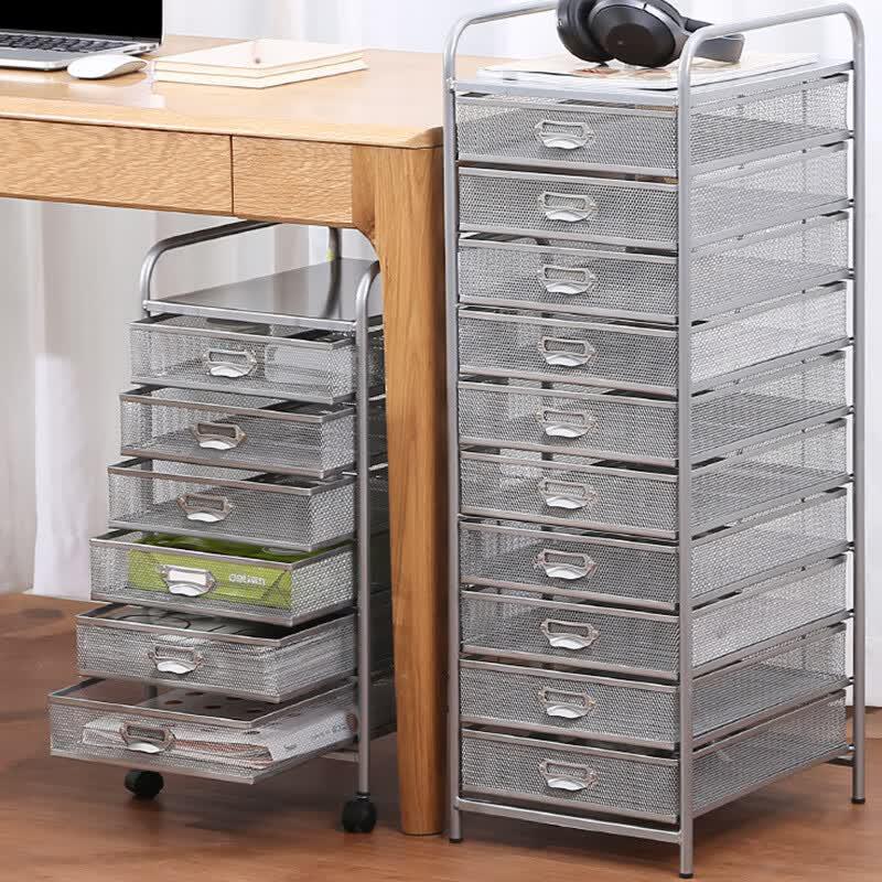 Homeglen Metal Rolling File Cart