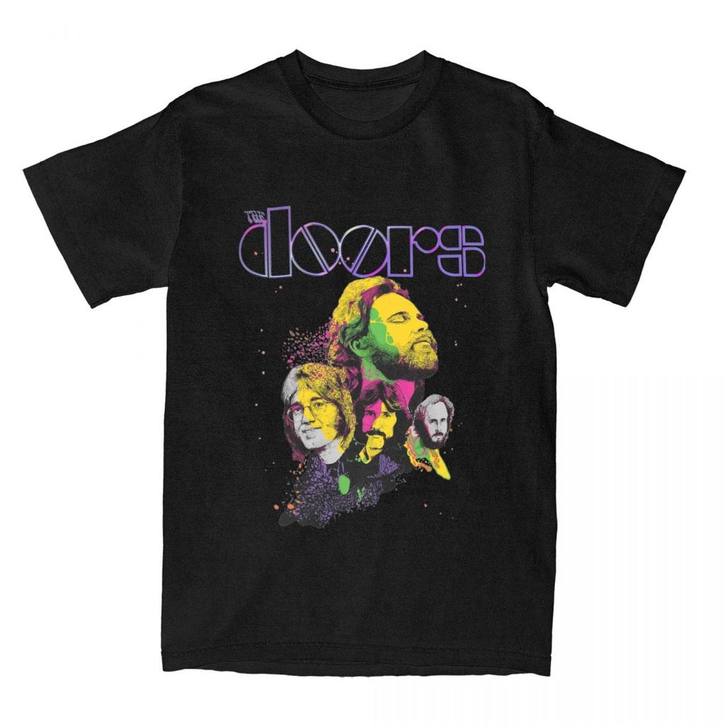 Футболка Jim Morrison Doors Band, аксессуары для мужчин и женщин, сумасшедшая футболка из чистого хлопка, короткий рукав, одежда, идея для подарка