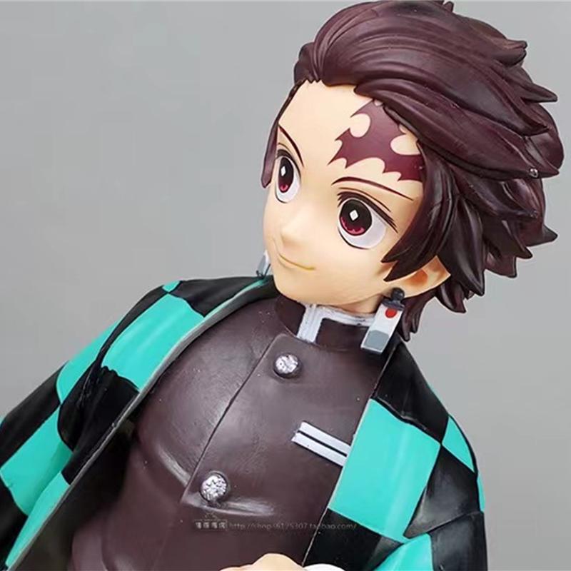 24 см Аниме Клинок, рассекающий демонов Kimetsu no Yaiba Агацума / Зеницу Камадо Танджиро Фигурка Модель Кукла Подарок для детей