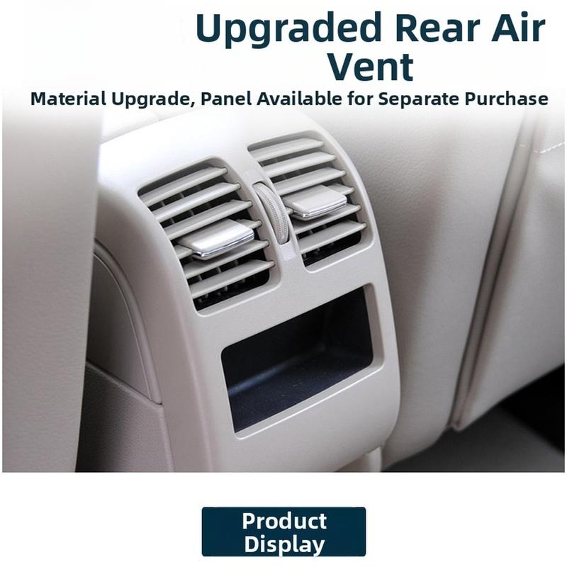 Interior Vent Trim Rear Air Vent Panel ABS PC Composite Factory-like Appearance Lightweight 197.7g Rear Vent Replacement