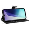 For Xiaomi Poco C75 4G/Redmi 14R 5G/14C 4G Case Stand Wallet Leather Phone Cover Curved Line Wrist Strap
