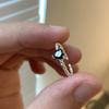 Black Zircon Ring for Women 2024 New Fashion Ring