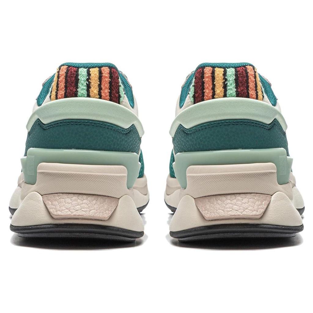 Li Ning 001 Chuxin V2 Versatile Comfortable Breathable Non-Slip Low-Top Casual Shoes Men Sneaker Green Yellow Brown AGCT501-3