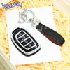 Чехол-брелок на 4 кнопки для автомобиля Hyundai Avante Sonata Santa Fe Tucson Elantra Azera Creta