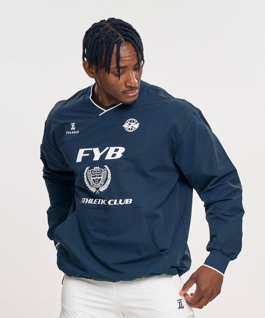Windbreaker Tolance Classic Sportism для разминки - Темно-синий