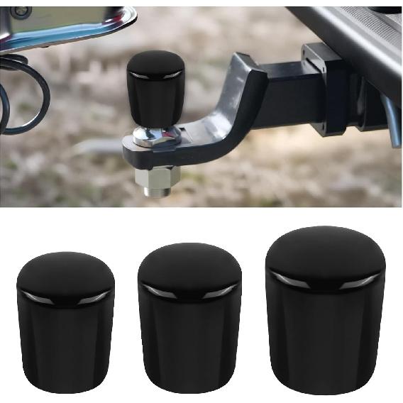 3PCS Trailer Hitch Ball Cover Kit,1-7/8",2",2-5/16" Trailer Ball Cover for Protecting Trailers Balls,Multi-Size Trailers Accessories Balls Hitch